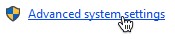 advanced system setting