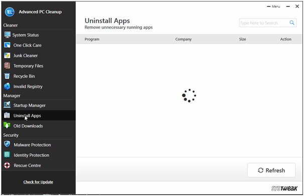 APC uninstall apps