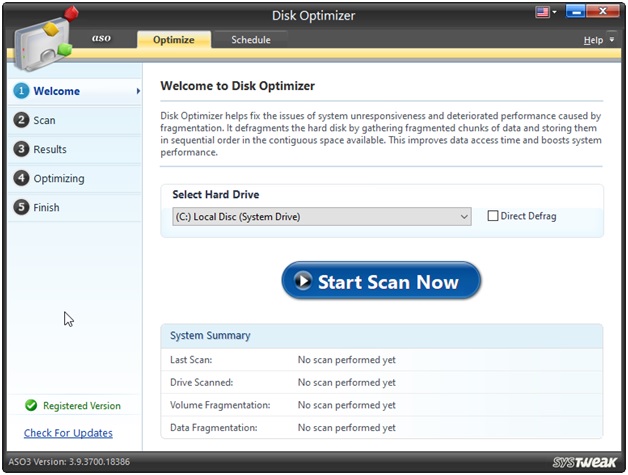 ASO Disk optimiser