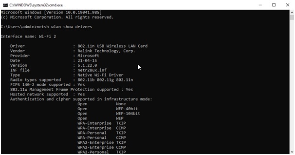 command prompt