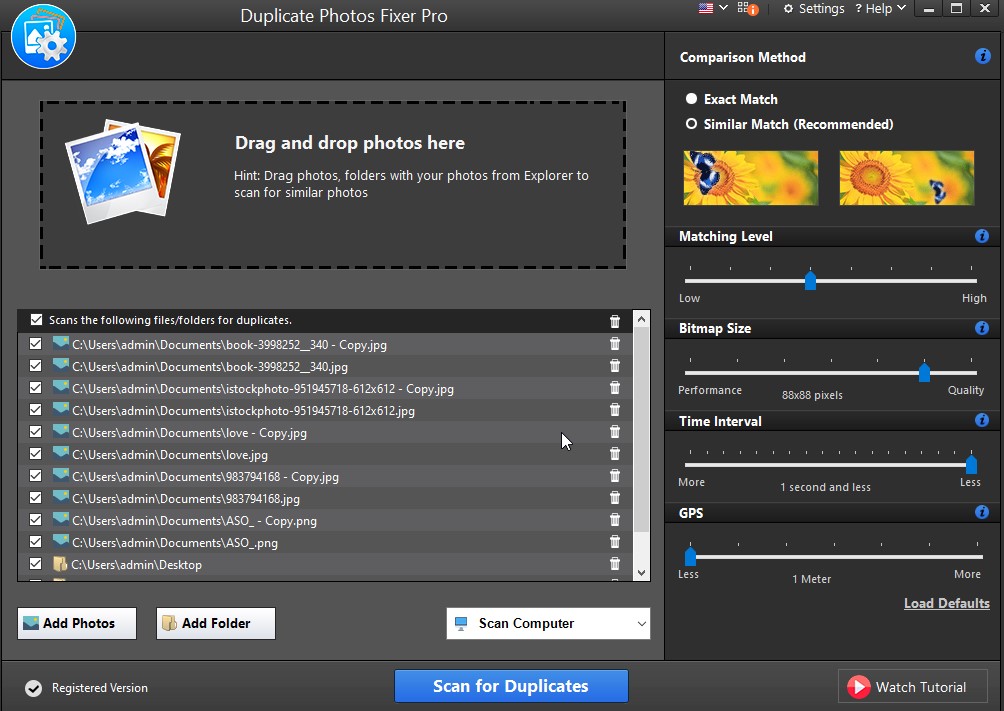 detect duplicate photos