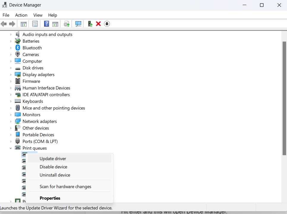 device manager