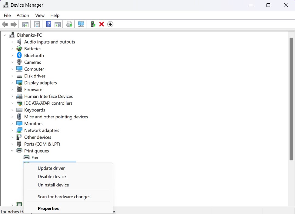 device manager