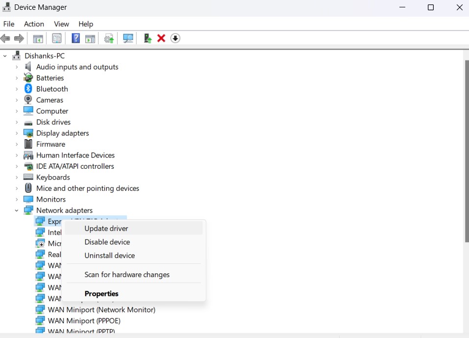 device manager