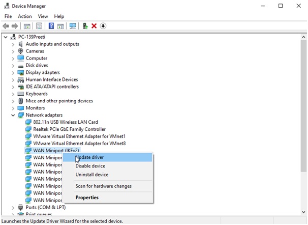 device manager