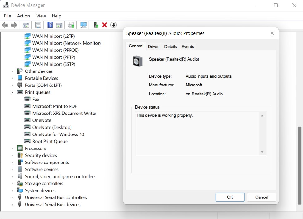 device manager