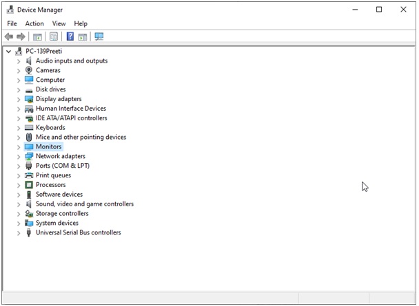 device manager