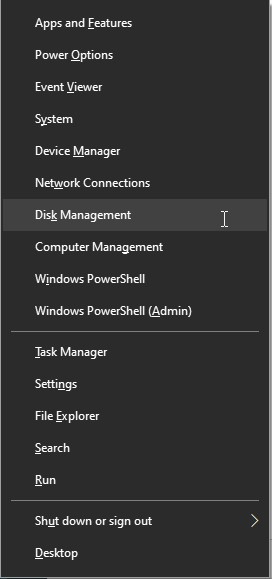 disk management