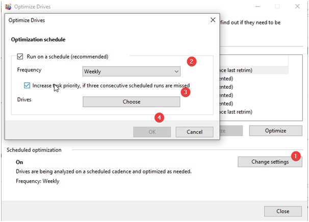 optimize drives