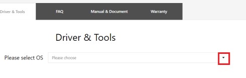 Driver & Tools