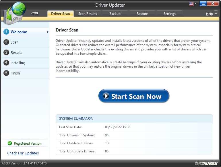 driver scan