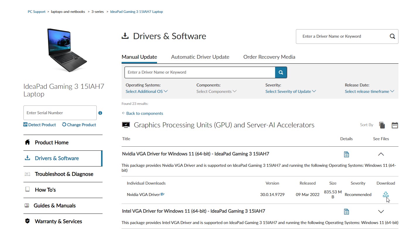 download the driver