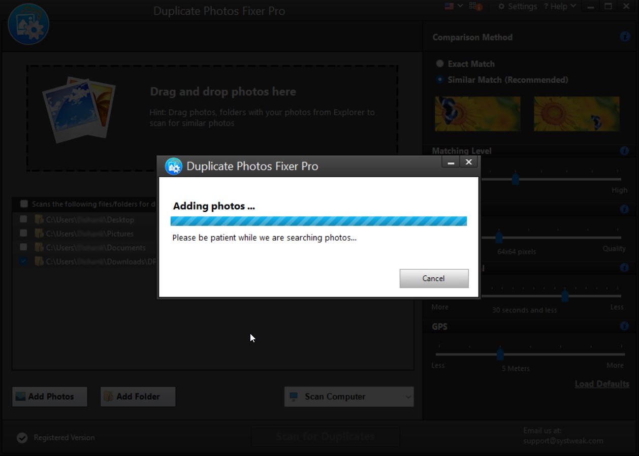 duplicate phots adding