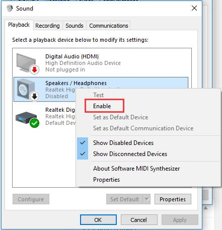 enable-speakers