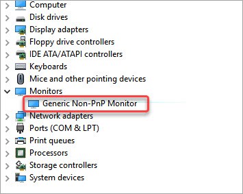 Generic Non-PnP Monitor Driver