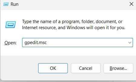 GPEDIT command
