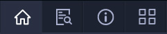 The top bar of the (Registered Version) user interface contains 4 icons: