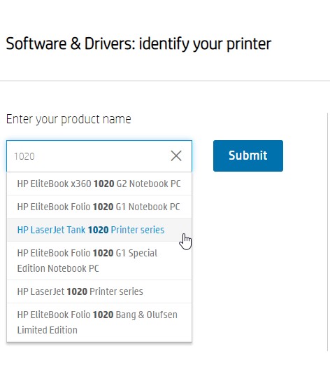 hp 1020
