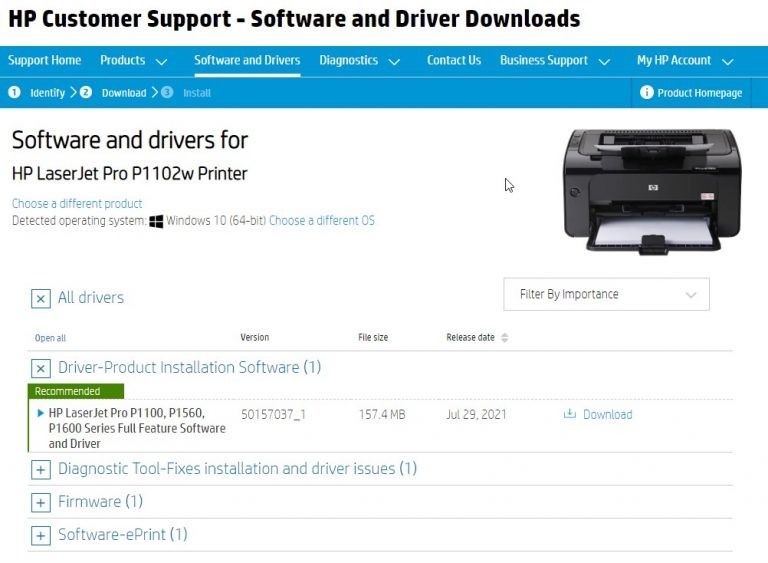 hp customer