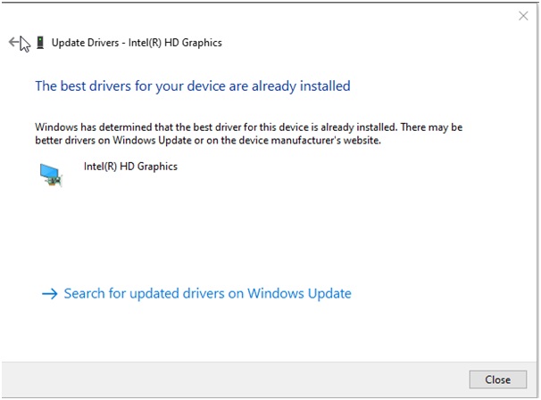 intel hd driver