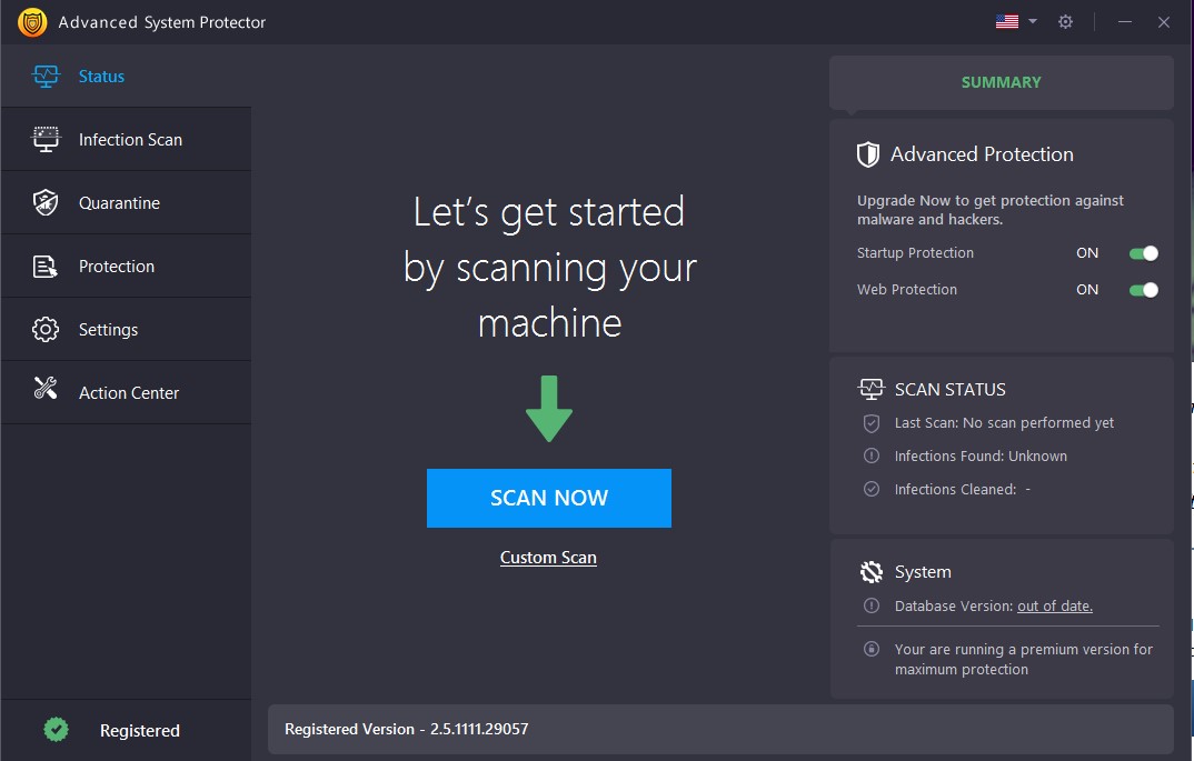 Scan Now button