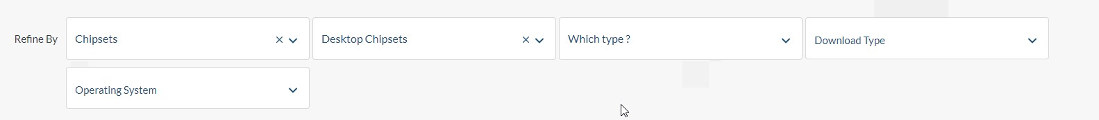 Choose chipset type