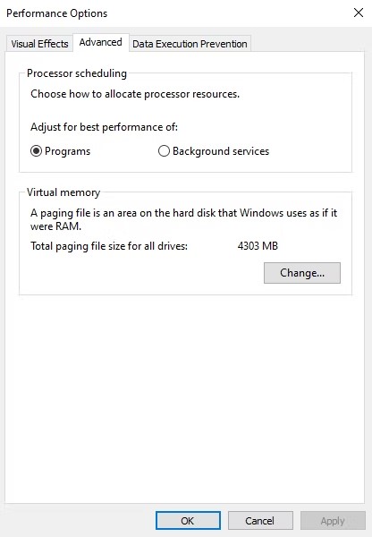 program option