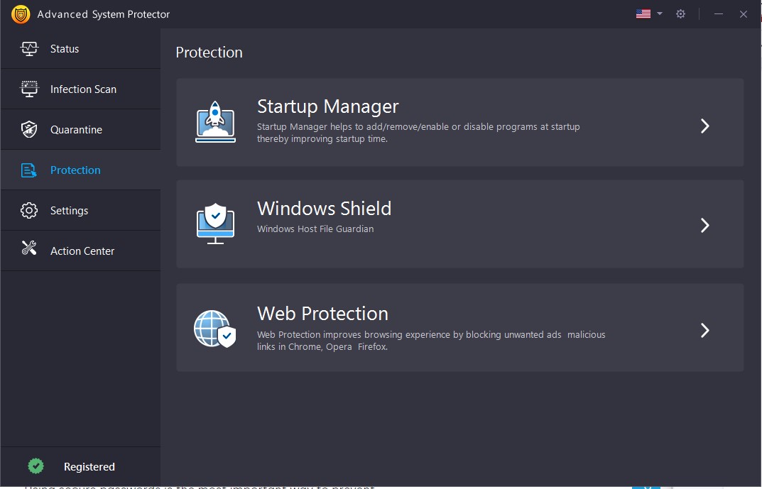 Select protection
