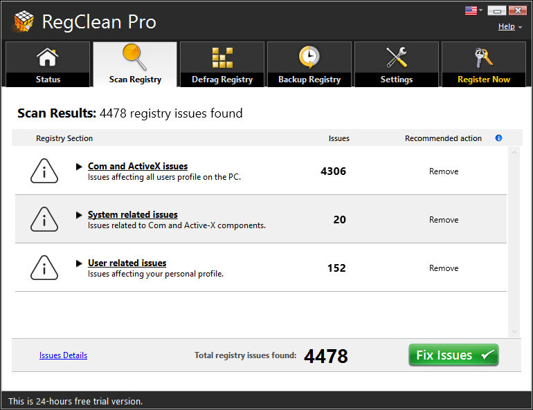 how to clean registry windows 10