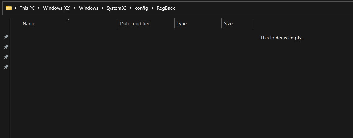 Regback file