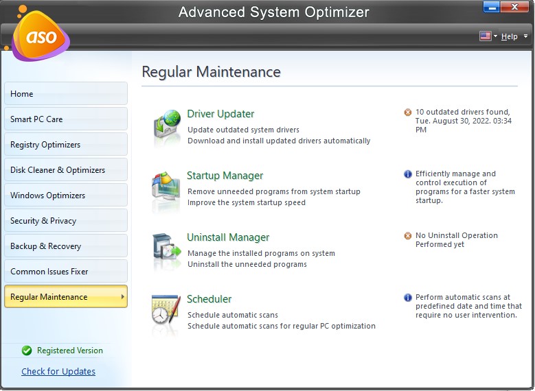 regular maintenance