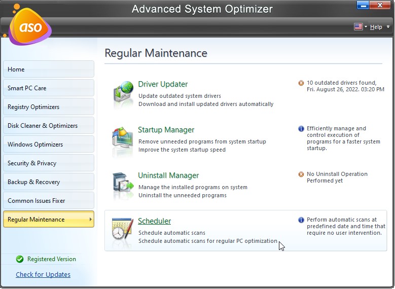 regular maintenance