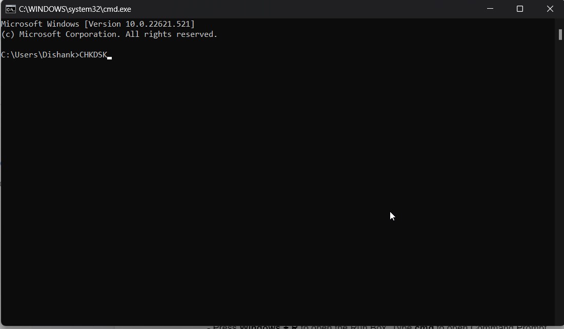 run cmd