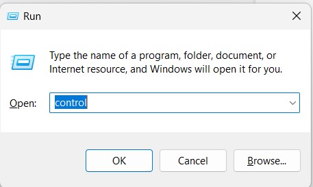 run control command
