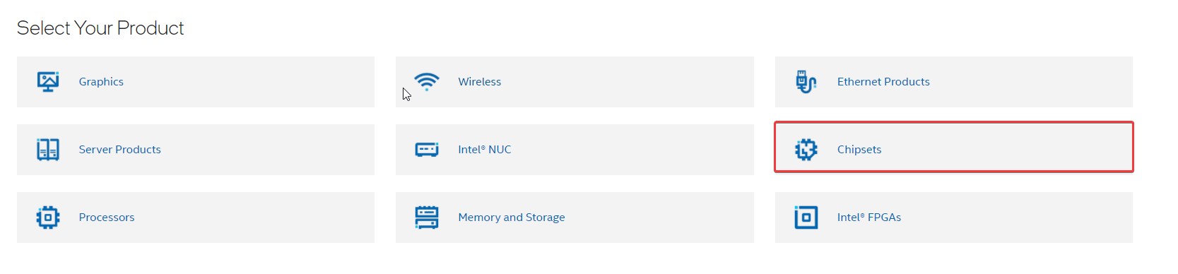 select Chipsets