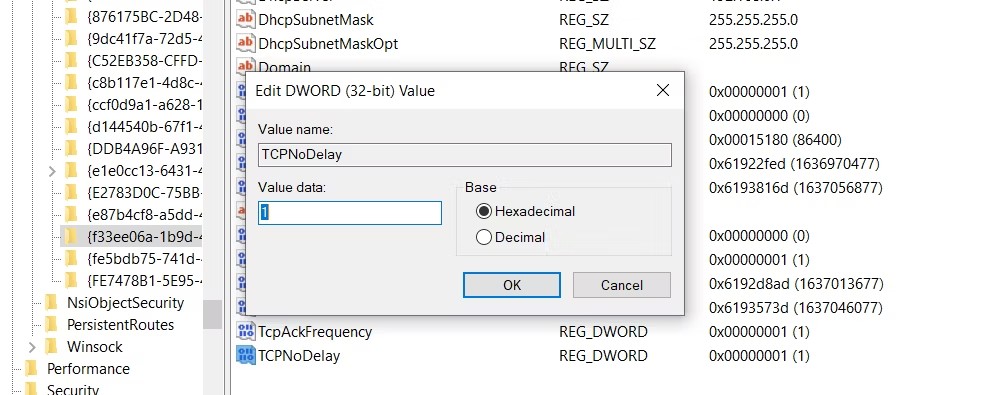 tcp value