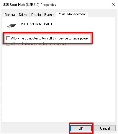 usb port properties
