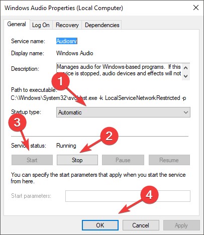 select general tab