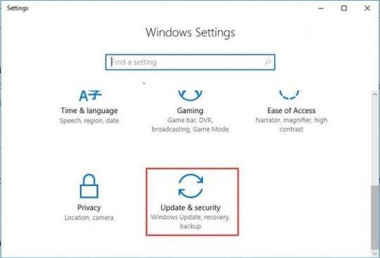 Update & Security