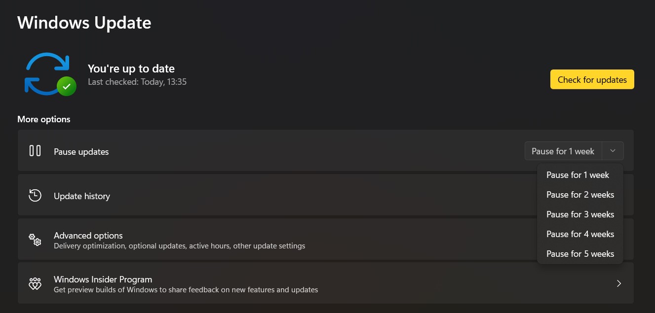 windows update