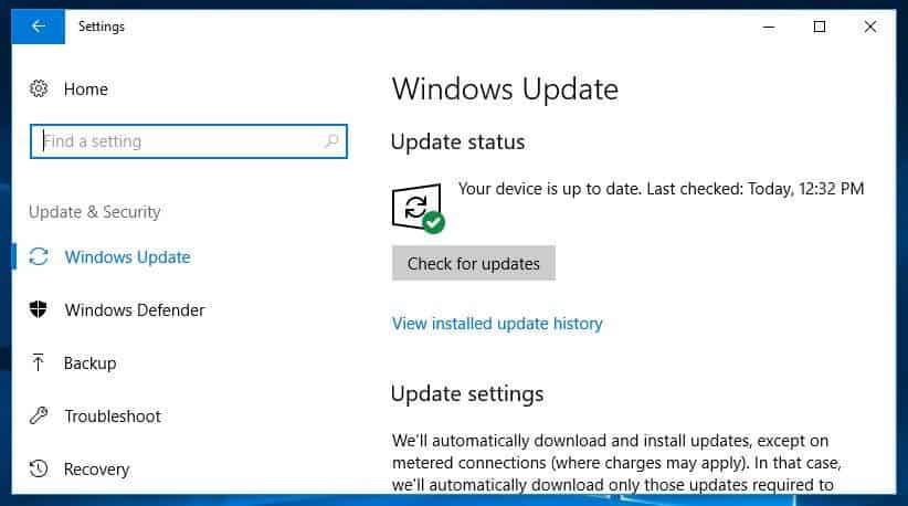 windows update