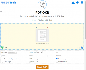 Perform OCR_Online