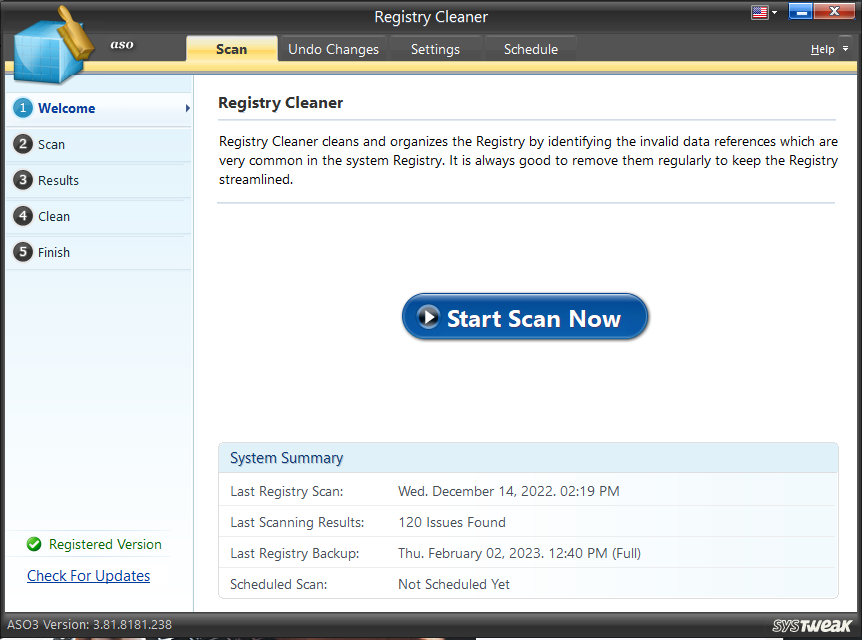 registry cleaner