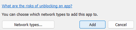 click Add button