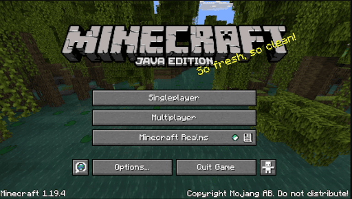 click on Single Player to find homescreen