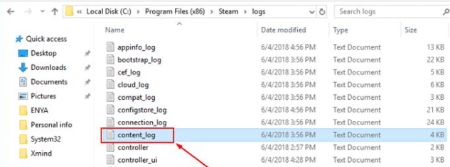 Content_log file