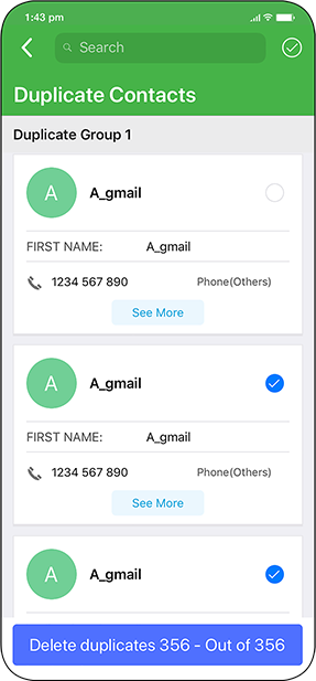 Best duplicate contact remover for Android