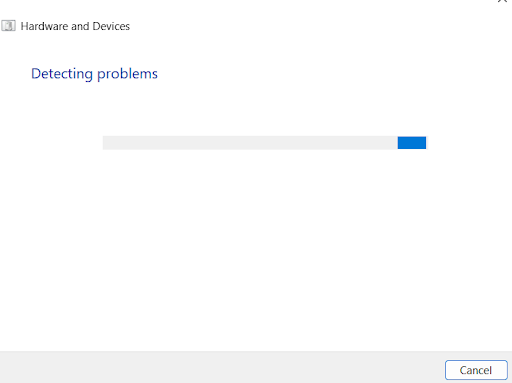 detecting problems