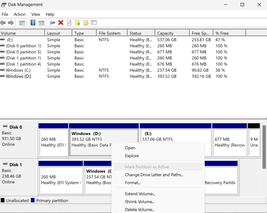 Disk Management