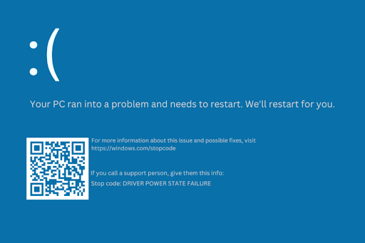 Driver Power State Failure